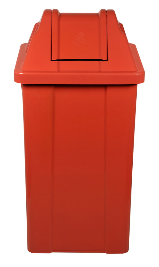 CESTO QUADRADO 60 L COM TAMPA VAI-VEM